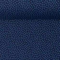 Baumwolle - Dotty dunkelblau